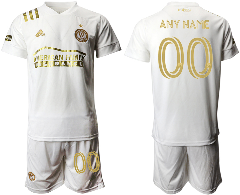 Men 2020-2021 club Atlanta Union away customized white Soccer Jerseys->customized soccer jersey->Custom Jersey